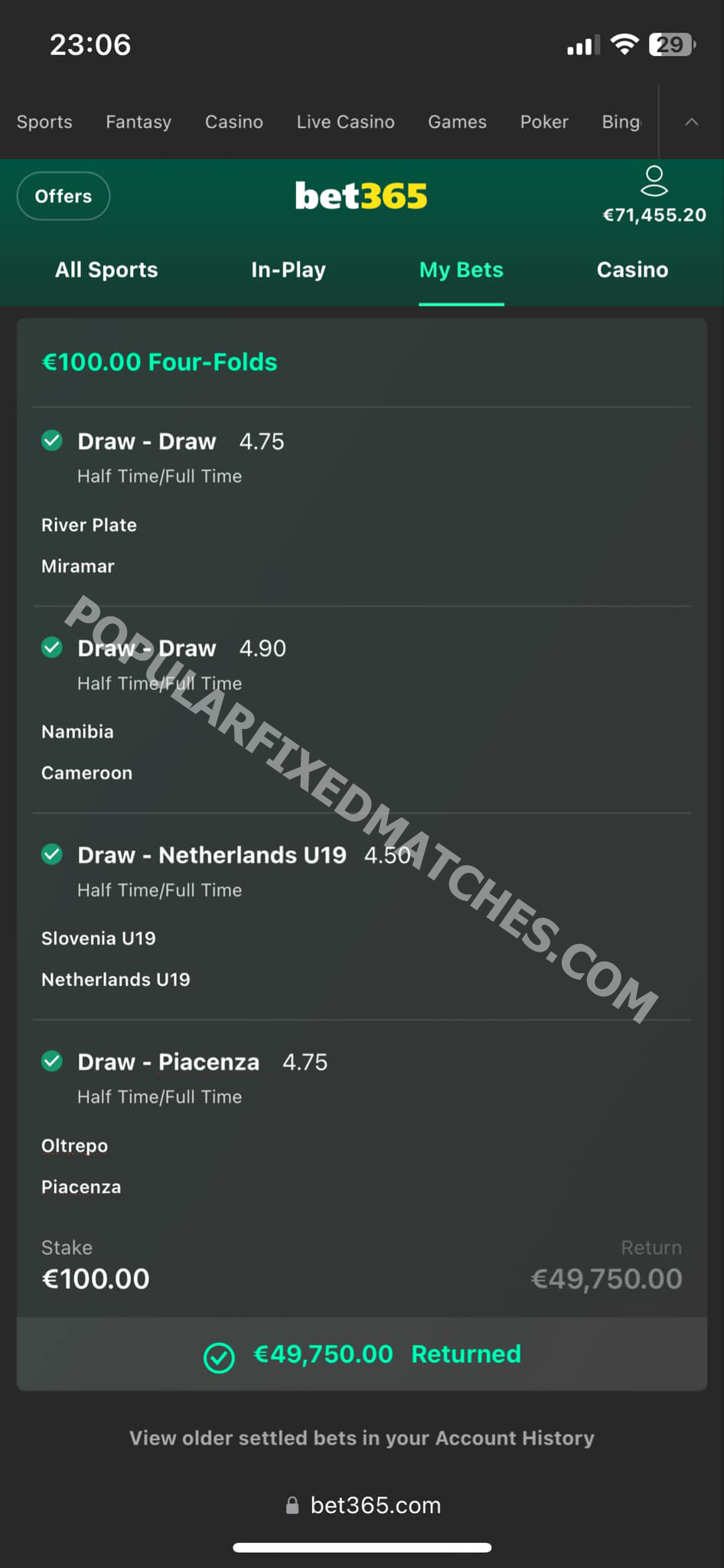 Vip Fixed Matches